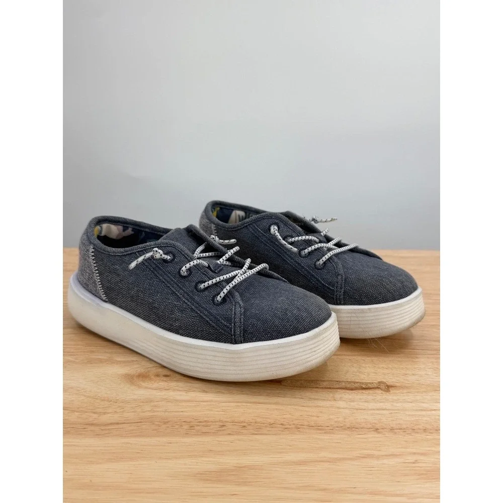 Hey Dude Cody Youth Craft Navy Blue Canvas Slip On Sneakers Little Kid US 12